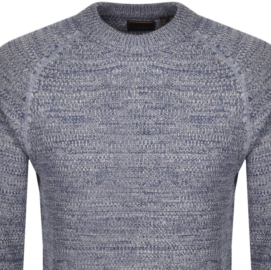 Alternative Image for ProductSuperdry Keystone Crew Neck Knit Jumper Blue2